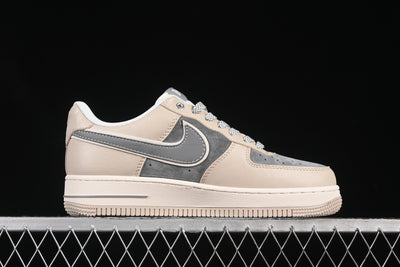 Bape x Nike Air Force 1 Low “Beige/Grey” - Luxjewelss 