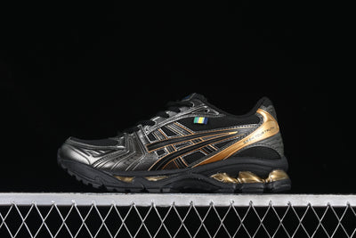 ASICS GEL-Kayano 14 “Seek Your Truth” – Black/Gold - Luxjewelss 