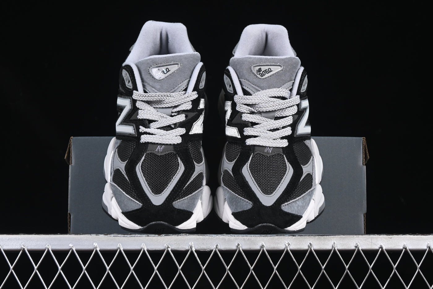 New Balance 9060 “Black/Grey” - Luxjewelss 
