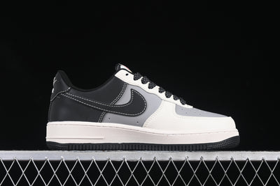 Nike Air Force 1 Low x Supreme – Shadow Grey/Black/White - Luxjewelss 