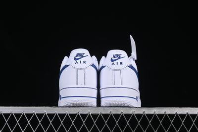 Nike Air Force 1'07 Low - White Corduroy Royal Blue - Luxjewelss 