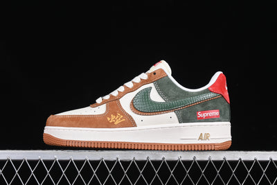 Nike Air Force 1 Low x Supreme x CLOT - Luxjewelss 