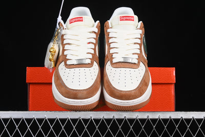 Nike Air Force 1 Low x Supreme x CLOT - Luxjewelss 