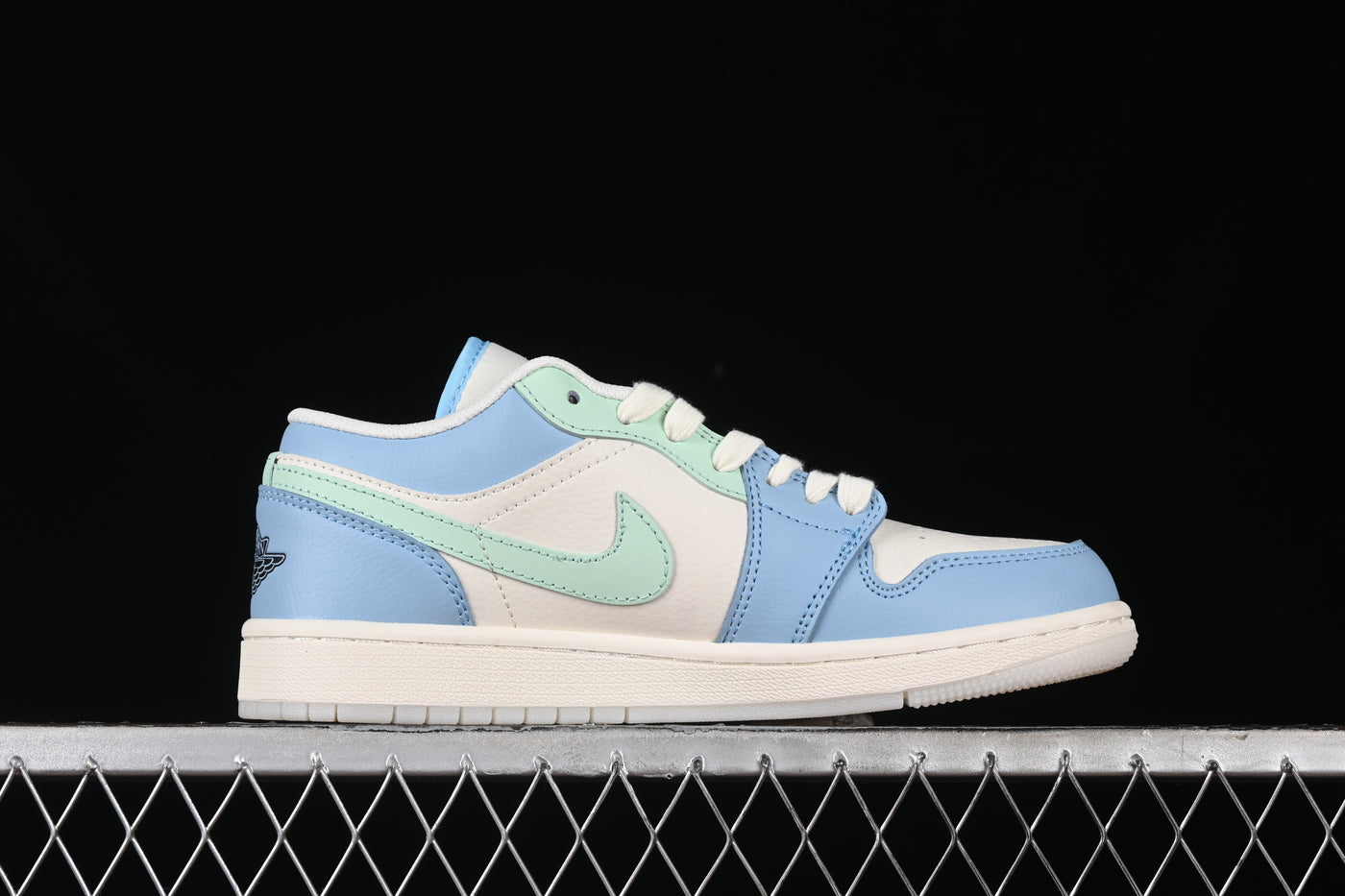 Bape x Air Jordan 1 Low “Pastel Pack – Mint Blue” - Luxjewelss 