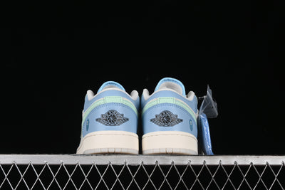 Bape x Air Jordan 1 Low “Pastel Pack – Mint Blue” - Luxjewelss 