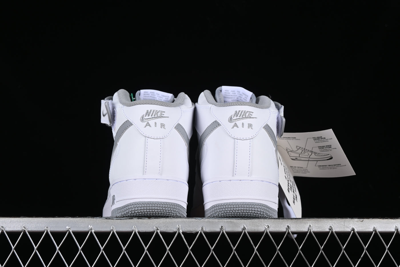 Nike Air Force 1'07 Mid - White Corduroy Edition - Luxjewelss 