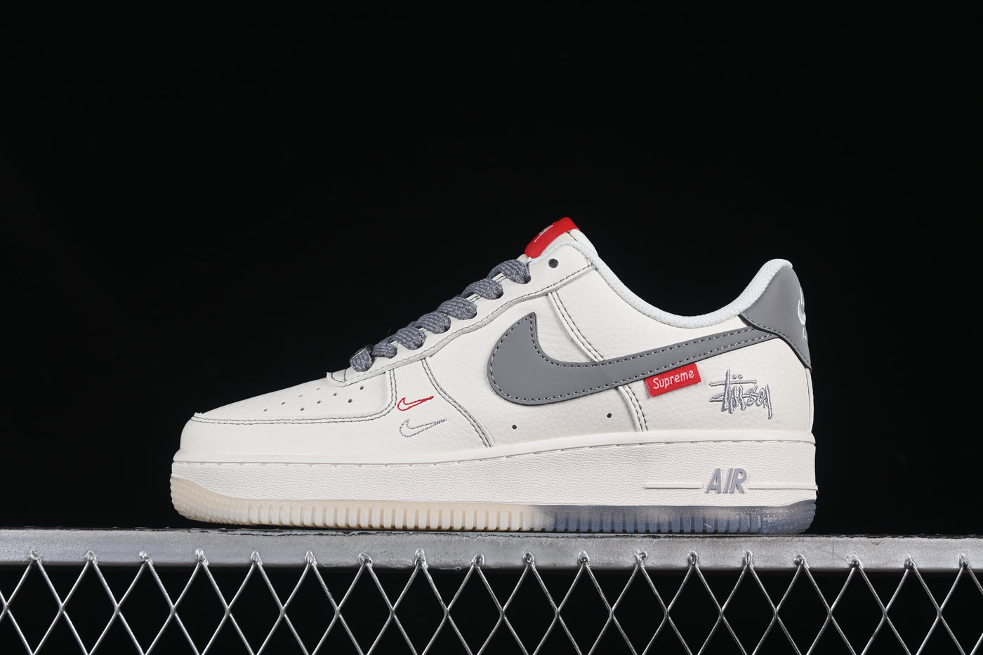 Nike Air Force 1 Low – Custom “Supreme x Stussy” - Luxjewelss 