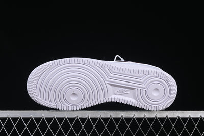 Nike Air Force 1'07 Low - White Corduroy Burgandy - Luxjewelss 