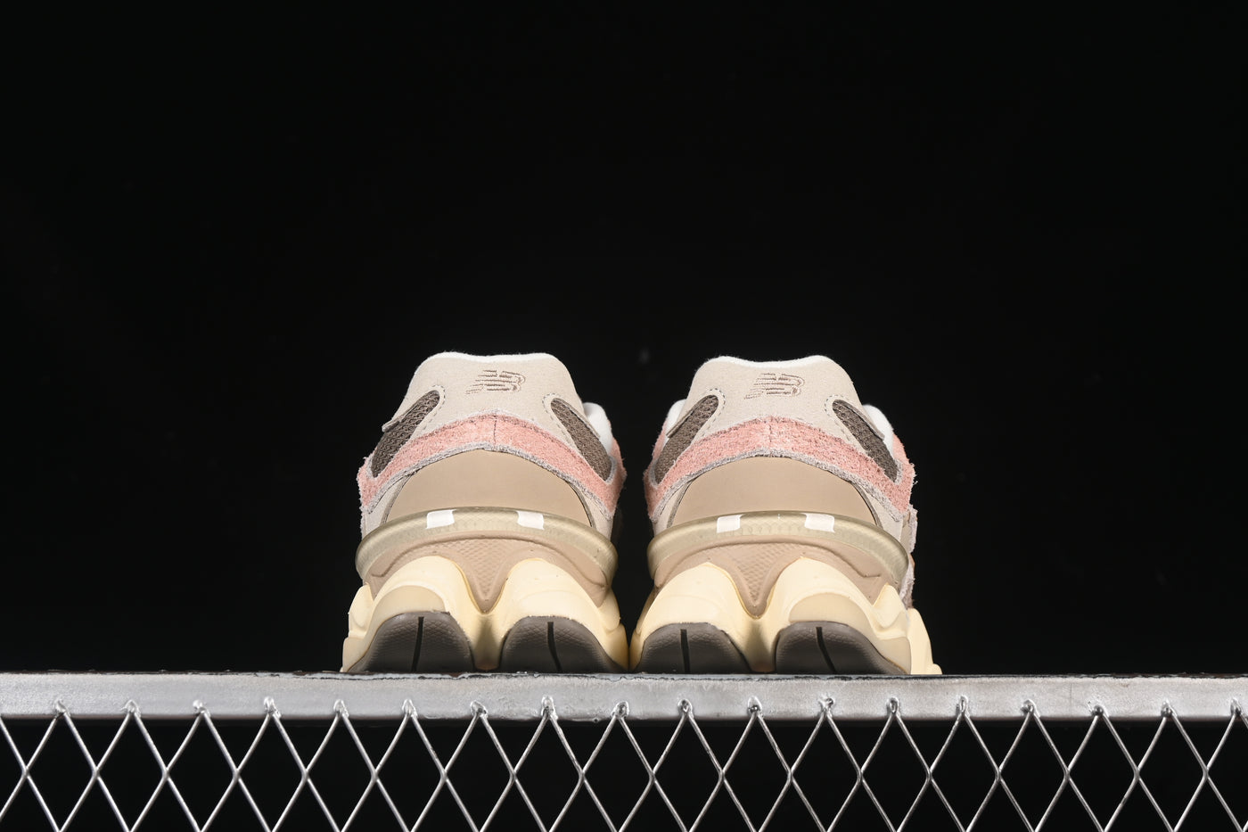 New Balance 9060 Brown Pink Sneakers for Women | Luxjewelss