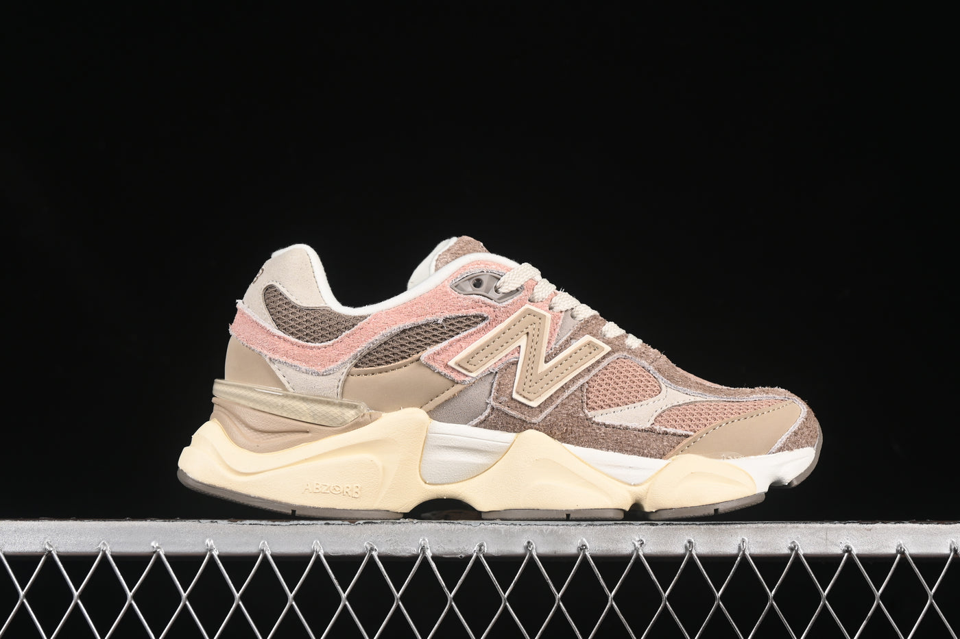 New Balance 9060 Brown Pink Sneakers for Women | Luxjewelss