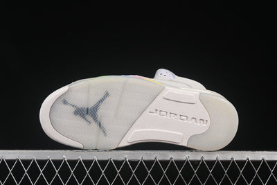 Air Jordan 5 Retro Photon Dust Leather Sneakers | Luxjewelss