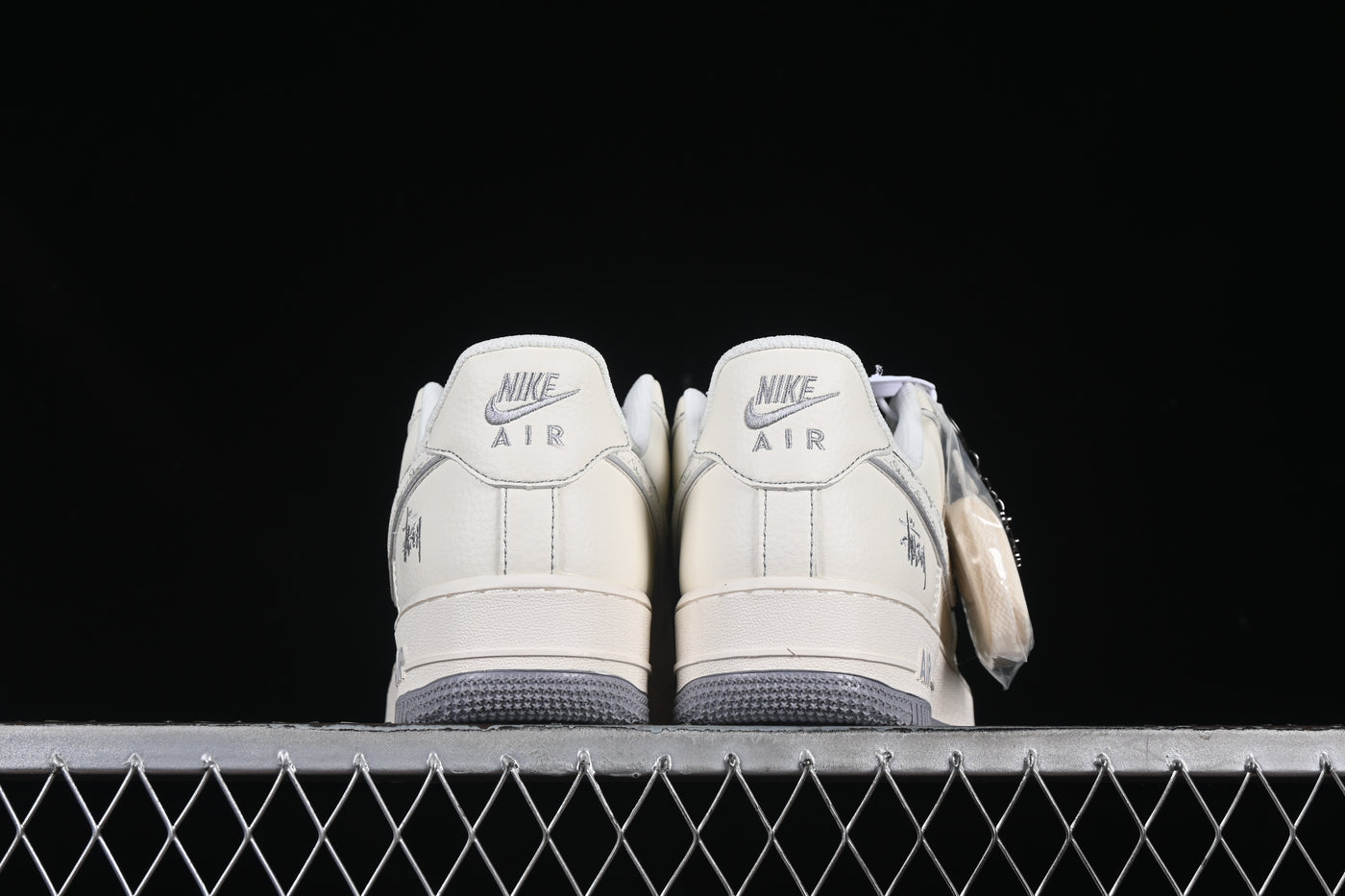 Nike Air Force 1 Low – Custom “Stussy Monogram” Edition - Luxjewelss 