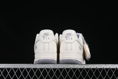 Nike Air Force 1 Low – Custom “Stussy Monogram” Edition - Luxjewelss 