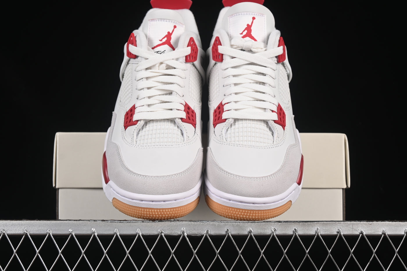 Nike SB x Air Jordan 4 Sneaker with Green Accents | Luxjewelss