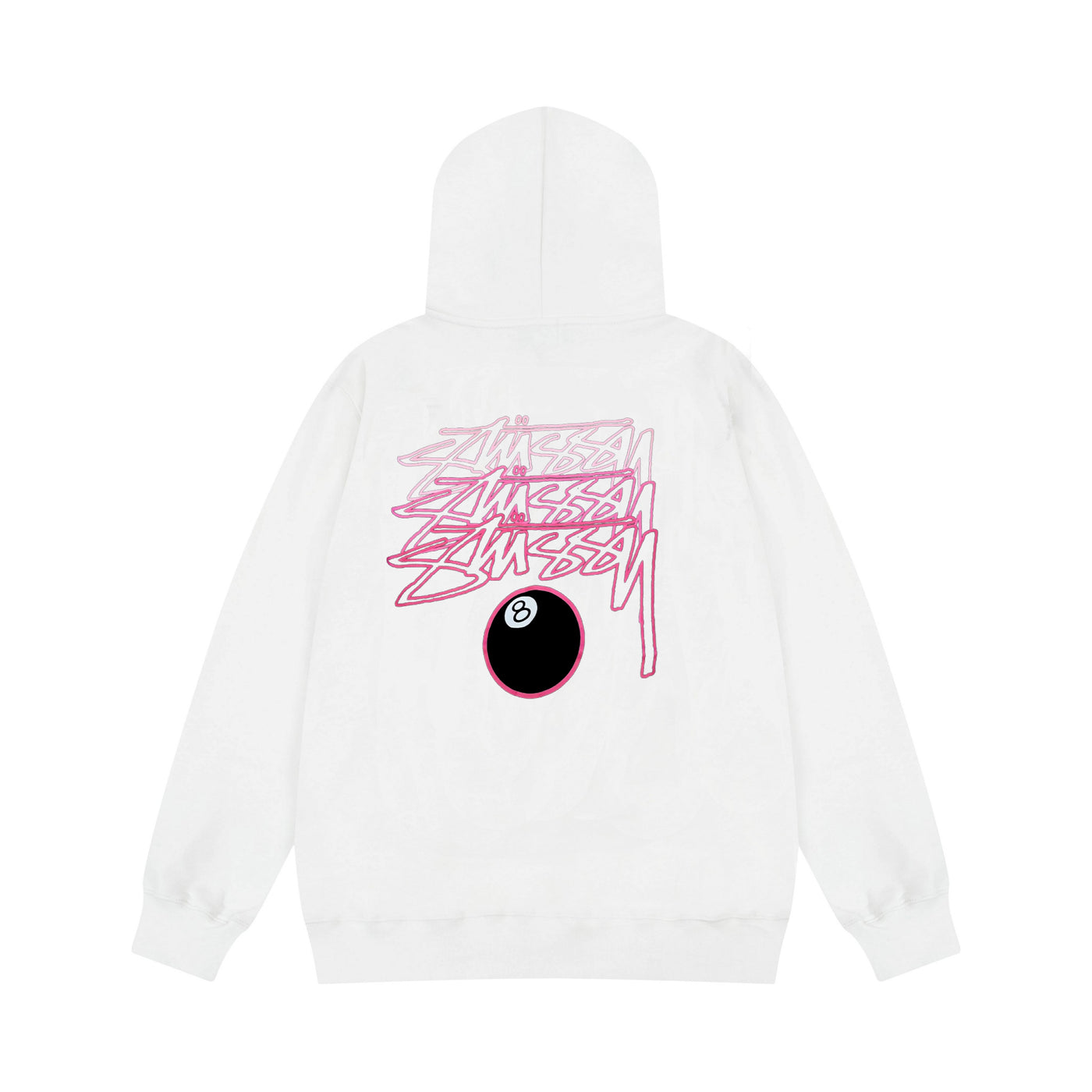 Stussy Neon 8-Ball Hoodie - Luxjewelss 