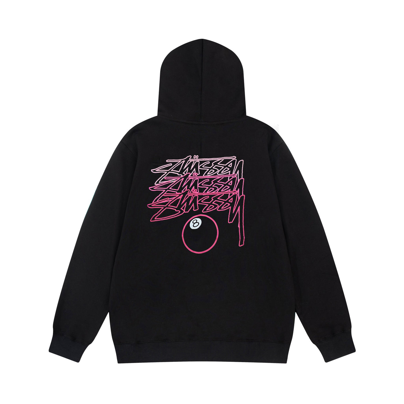 Stussy Neon 8-Ball Hoodie - Luxjewelss 