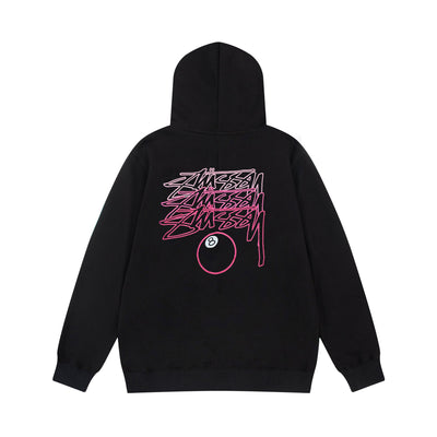 Stussy Neon 8-Ball Hoodie - Luxjewelss 