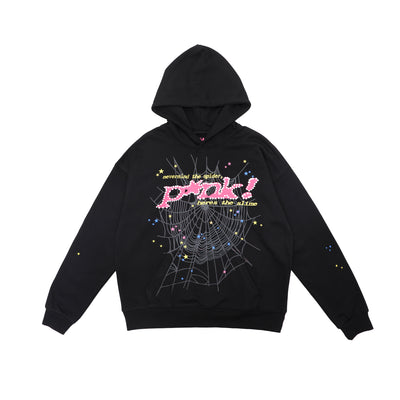 Sp5der P*nk V2 Hoodie - Luxjewelss 