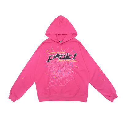 Sp5der P*nk V2 Hoodie - Luxjewelss 