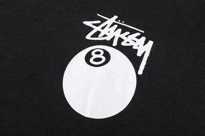Stussy 8 Ball Hoodie - Black - Luxjewelss 