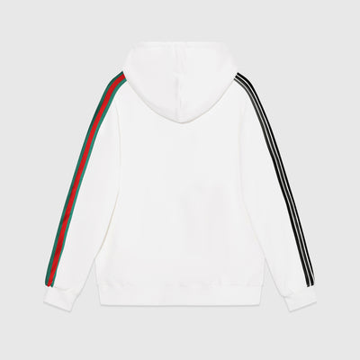 Adidas x Gucci White Trefoil Hoodie - Luxjewelss 