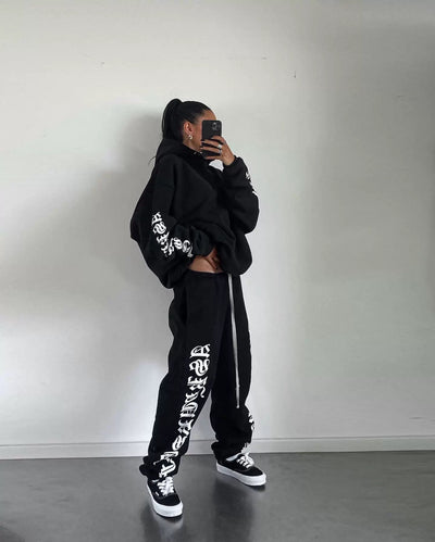 Ask Yourself Tracksuit Streetwear Set for Men & Women | Luxjewelss