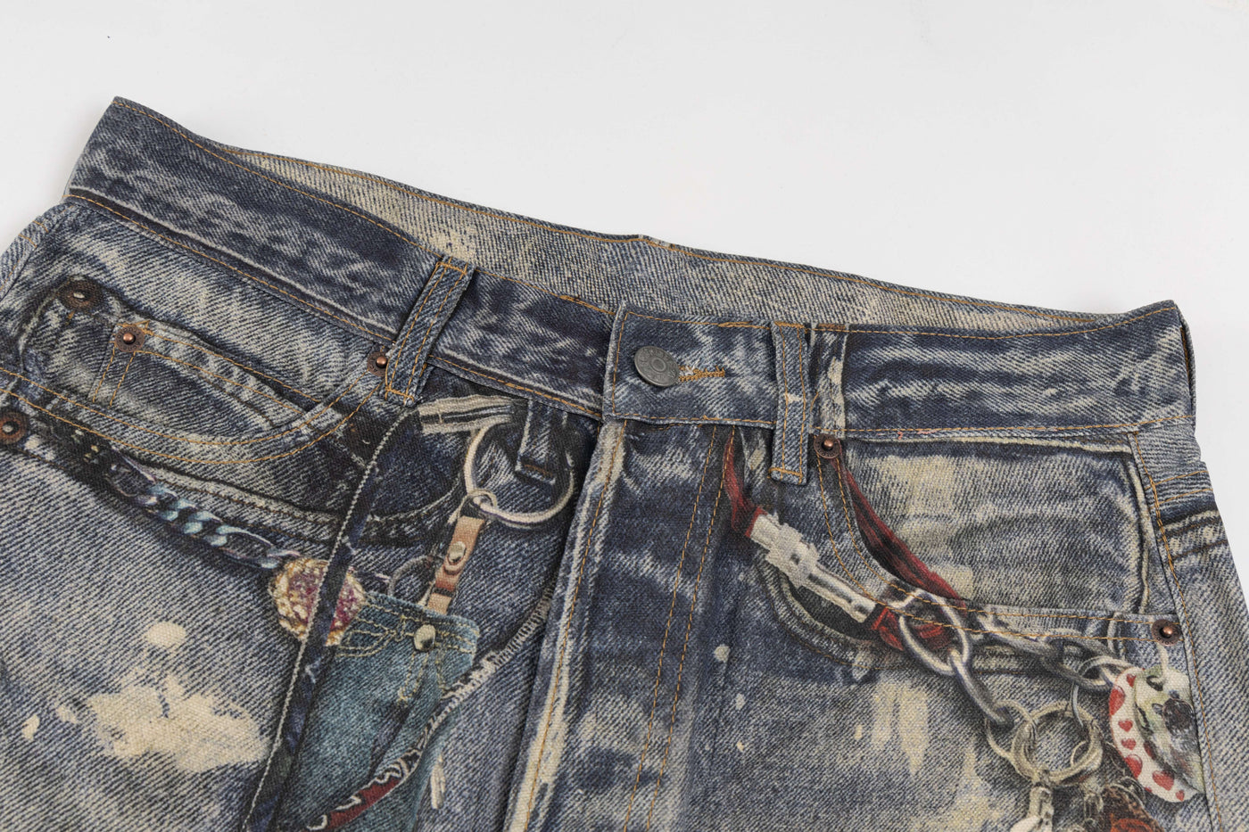 Acne Studios Loose Fit Denim Blue Straight-Leg Jeans | Luxjewelss
