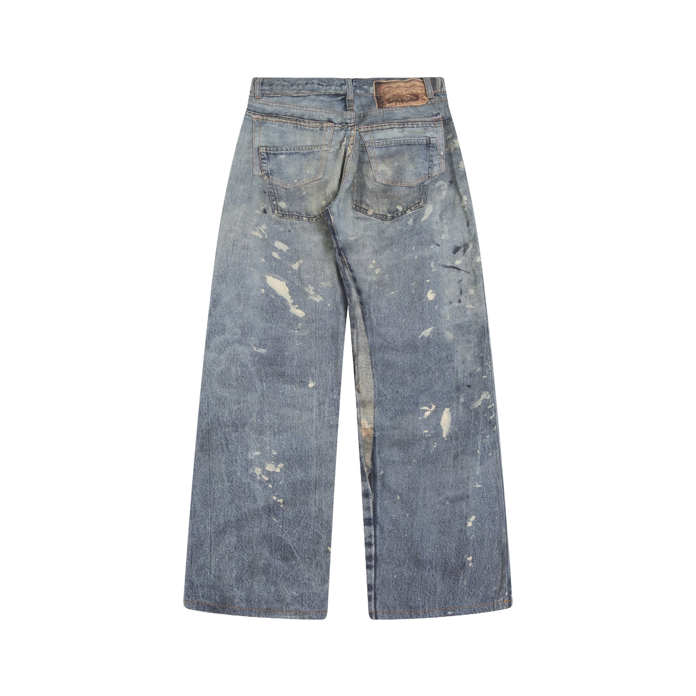 Acne Studios Loose Fit Blue Denim Relaxed Jeans | Luxjewelss