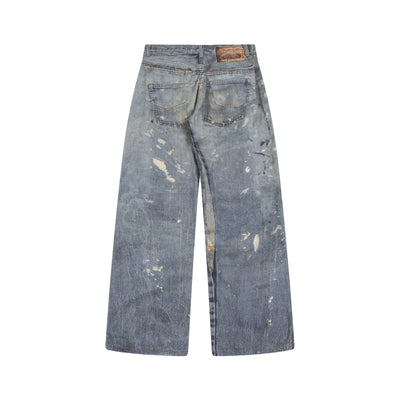 Acne Studios Loose Fit Blue Denim Relaxed Jeans | Luxjewelss