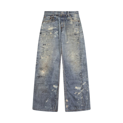 Acne Studios Loose Fit Denim Effortless Style in Classic Blue