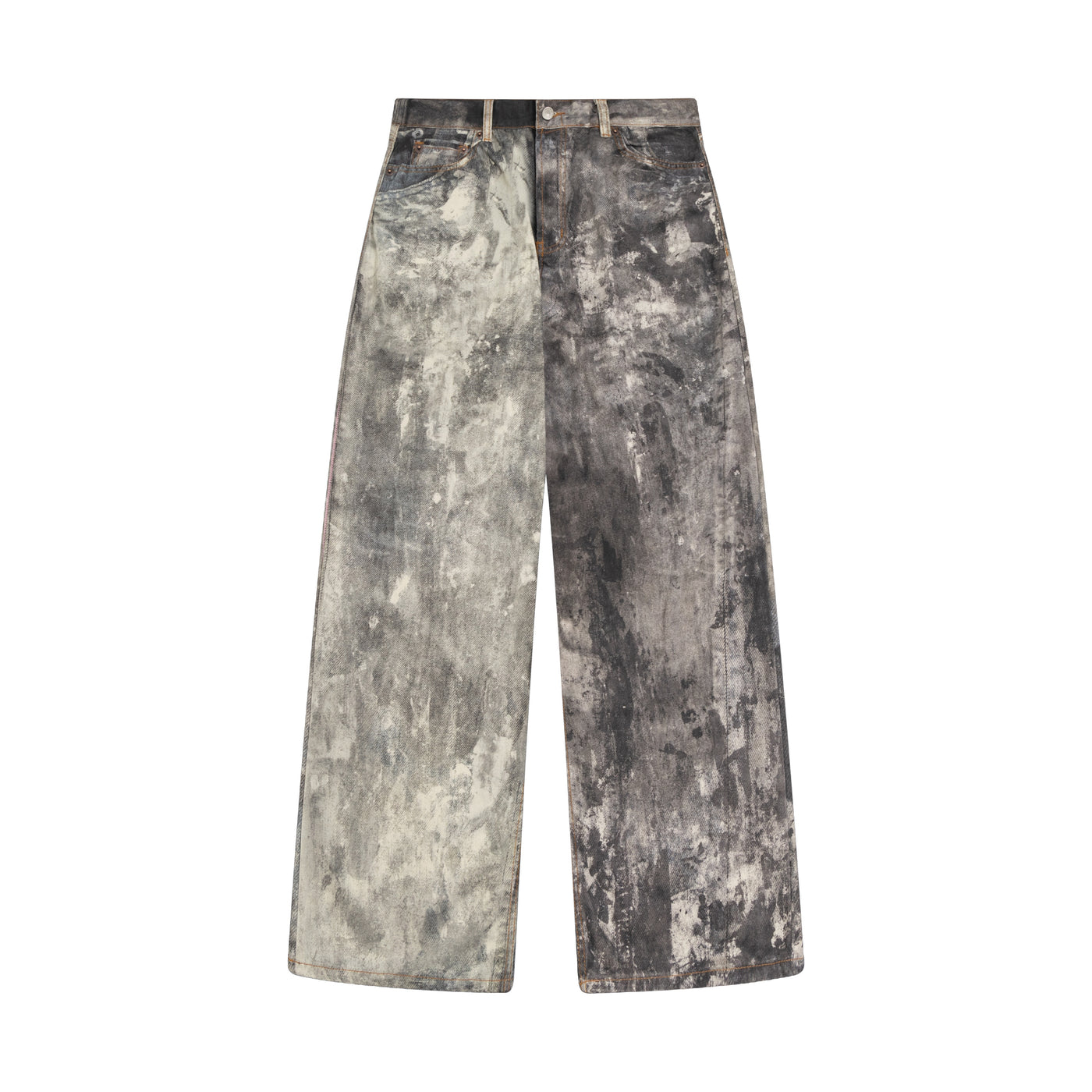 Acne Studios Loose Fit Grey Denim Straight Leg Jeans | Luxjewelss