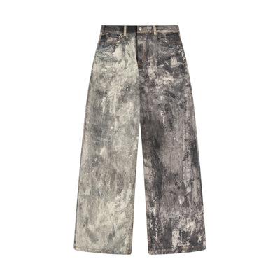 Acne Studios Loose Fit Grey Denim Straight Leg Jeans | Luxjewelss