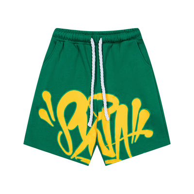 Syna World Logo Shorts Breathable Casual Fit Men’s | Luxjewelss