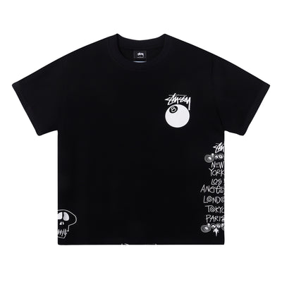 Stussy 8-Ball Cities Graphic Tee - Luxjewelss 
