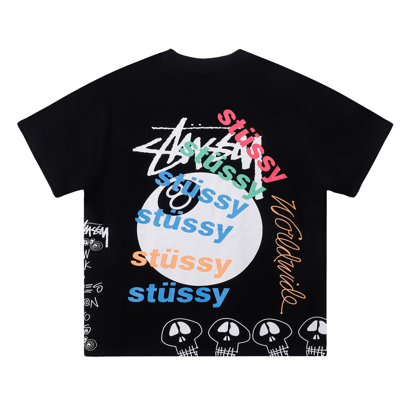 Stussy 8-Ball Cities Graphic Tee - Luxjewelss 