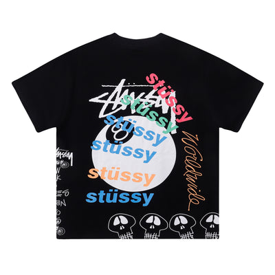 Stussy 8-Ball Cities Graphic Tee - Luxjewelss 