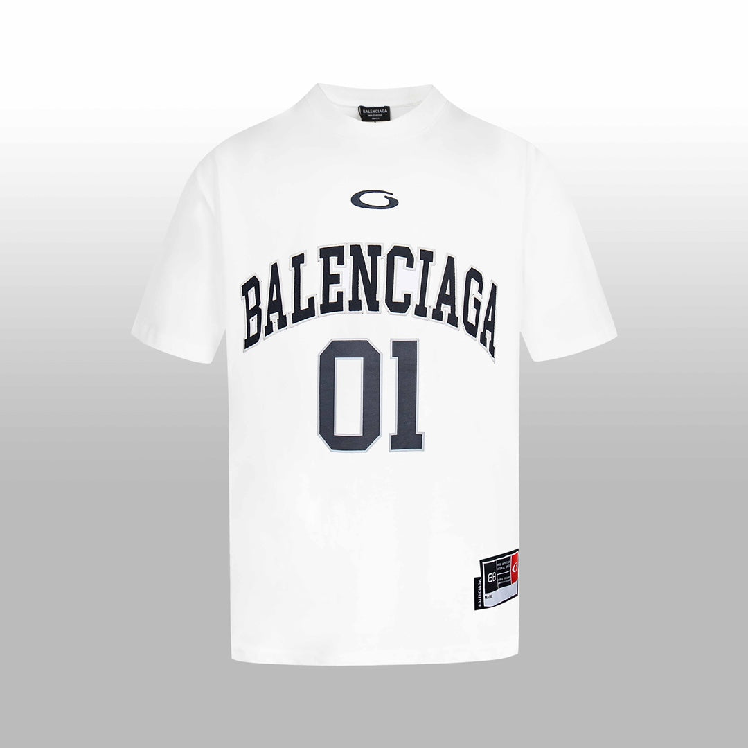 Balenciaga Men's Basketball Oversized T-Shirt | Luxjewelss